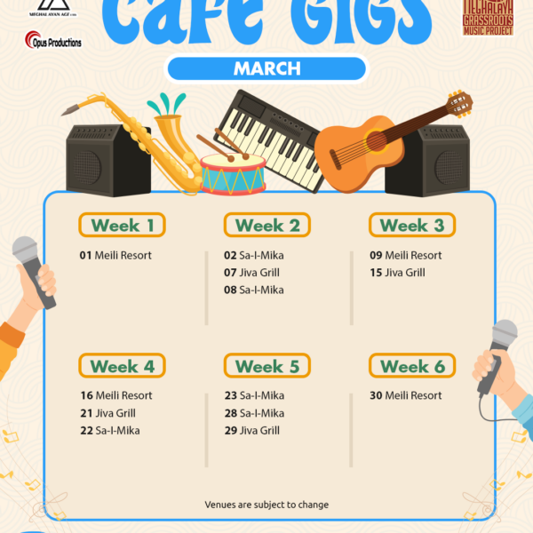 March 2025 Cafe Calendar Sohra