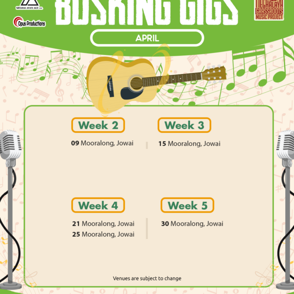 April 2025 Busking Calendar Jaintia